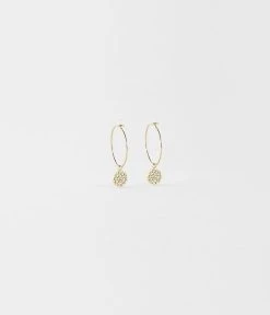 Boucles D'oreilles Fame (Acier Doré)