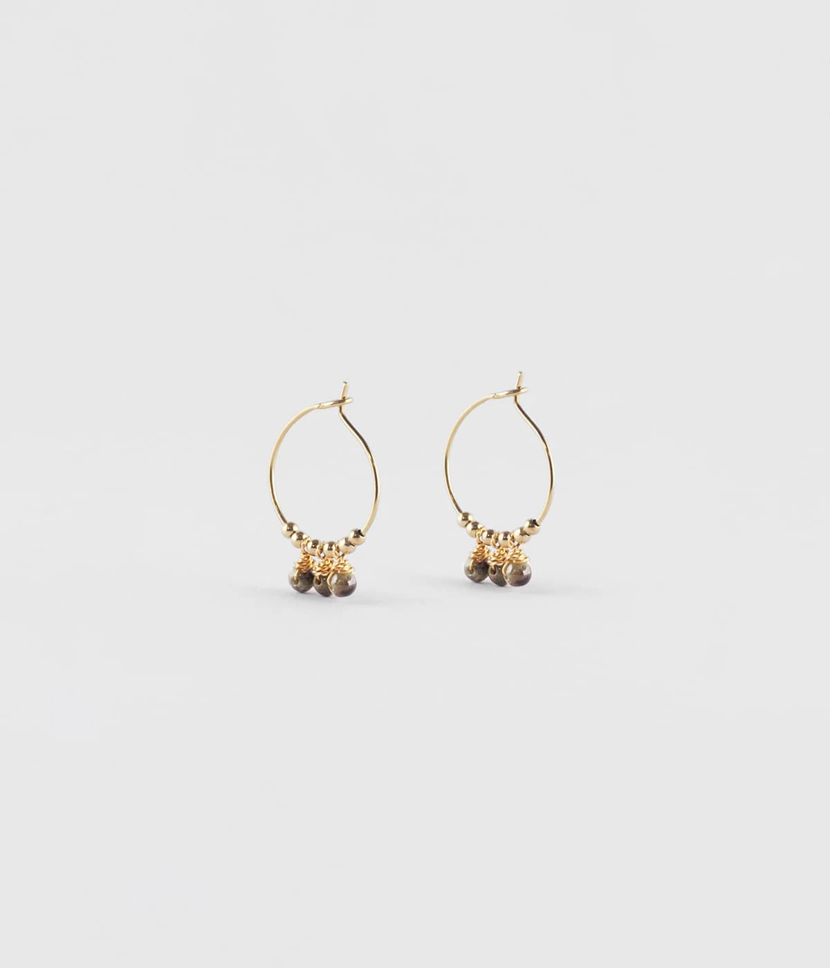 Boucles D'oreilles Fanny (Acier Doré) 7 Boucles D'oreilles Fanny (Acier Doré) – Image 5