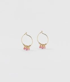 Boucles D'oreilles Fanny (Acier Doré) 16 Boucles D'oreilles Fanny (Acier Doré) -Zagbijoux Boutique boucles doreilles fanny acier dore tourmaline