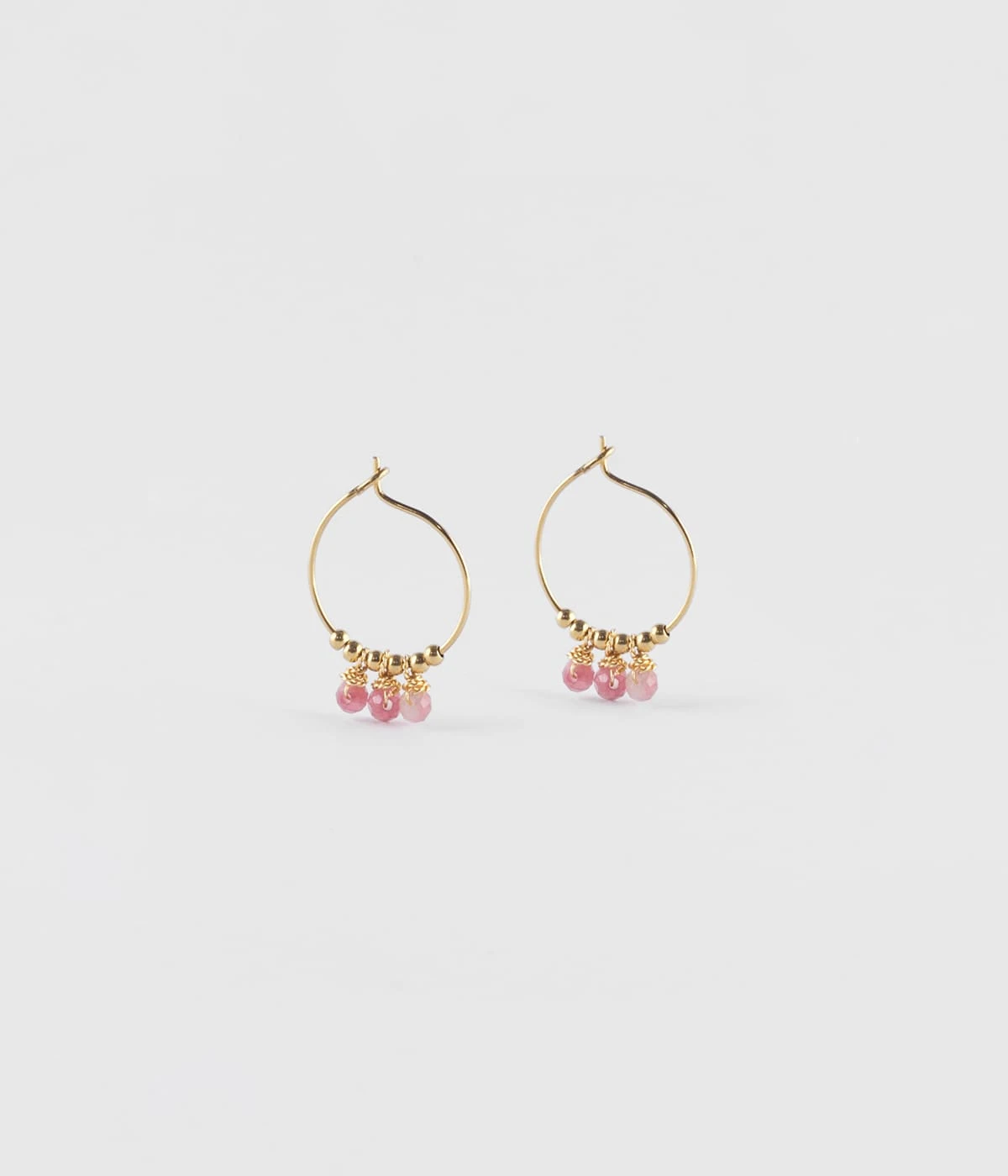 Boucles D'oreilles Fanny (Acier Doré) 8 Boucles D'oreilles Fanny (Acier Doré) – Image 6