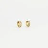 Boucles D'oreilles First (Acier Doré) -Zagbijoux Boutique boucles doreilles first acier dore
