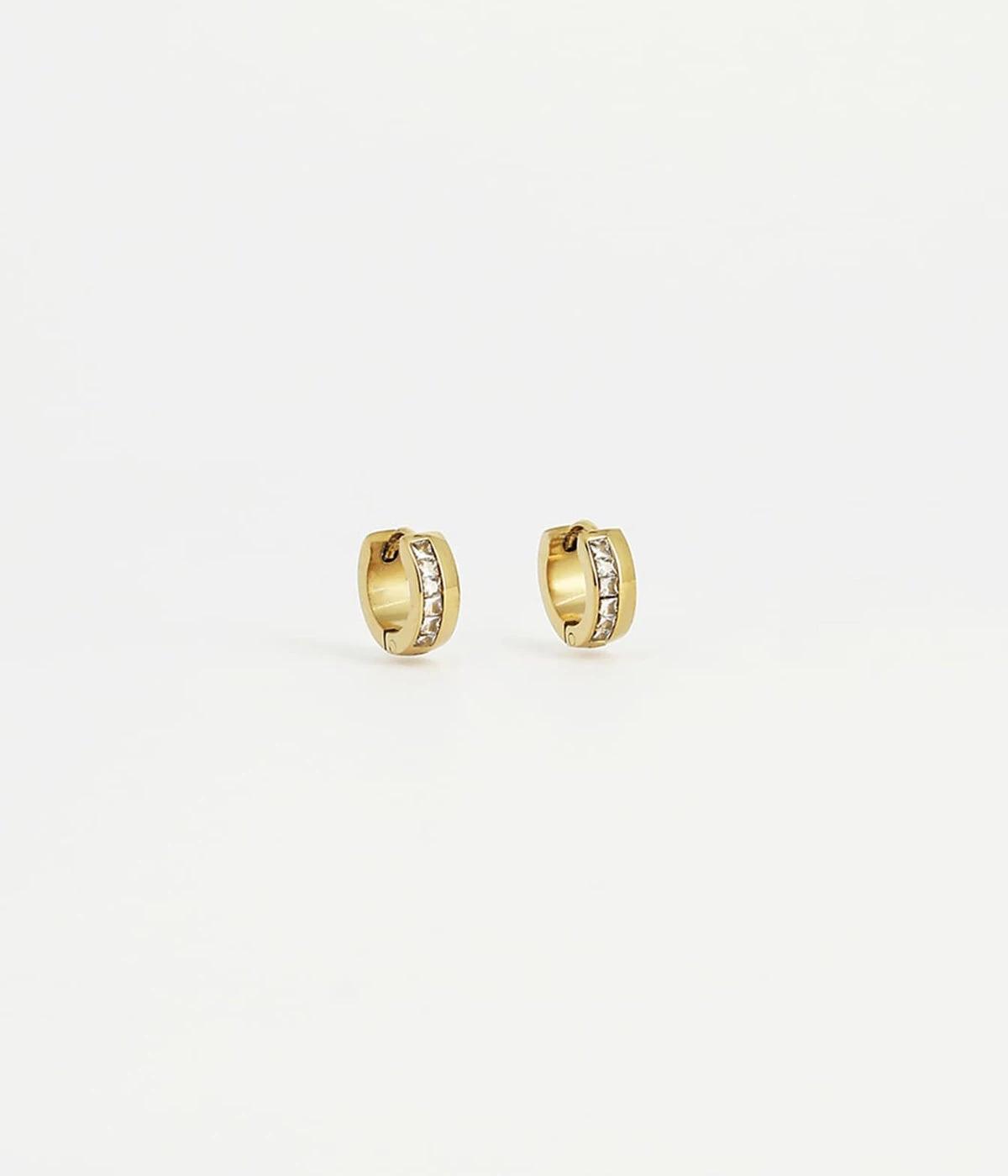 Boucles D'oreilles First (Acier Doré) 3 Boucles D'oreilles First (Acier Doré)