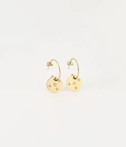 Boucles D'oreilles Freud (Acier Doré)