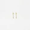 Boucles D'oreilles Fulgur (Acier Doré) -Zagbijoux Boutique boucles doreilles fulgur acier dore