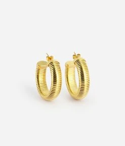 Boucles D'oreilles Gemma (Acier Doré)