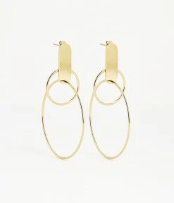 Boucles D'oreilles Georgiana (Acier Doré)