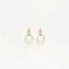 Boucles D'oreilles Goes Around (Acier Doré)