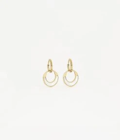 Boucles D'oreilles Goes Around (Acier Doré)