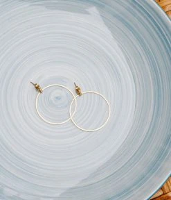 Boucles D'oreilles Honoré (Acier Doré) -Zagbijoux Boutique boucles doreilles honore acier dore nature morte