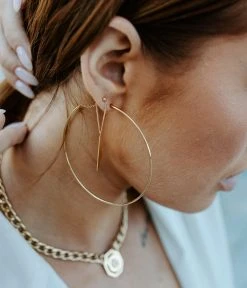 Boucles D'oreilles Hosta (Acier Doré) -Zagbijoux Boutique boucles doreilles hosta acier dore b933055b 14d0 43a0 9fcc ab4c62033f58