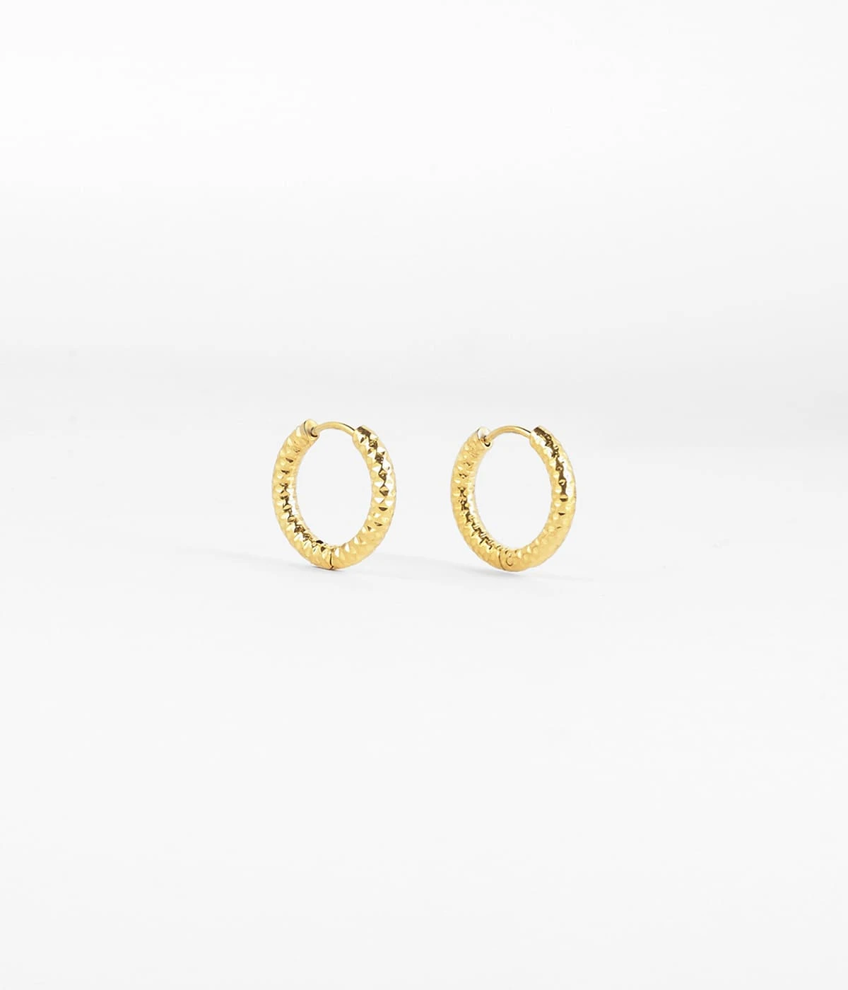 Boucles D'oreilles Hydra (Acier Doré) 3 Boucles D'oreilles Hydra (Acier Doré)