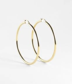 Boucles D'oreilles Jacky (Acier Doré)