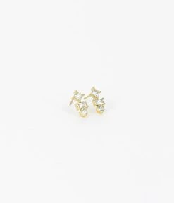 Boucles D'oreilles Lauder (Acier Doré)