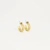Boucles D'oreilles Lizzy (Acier Doré) -Zagbijoux Boutique boucles doreilles lizzy acier dore