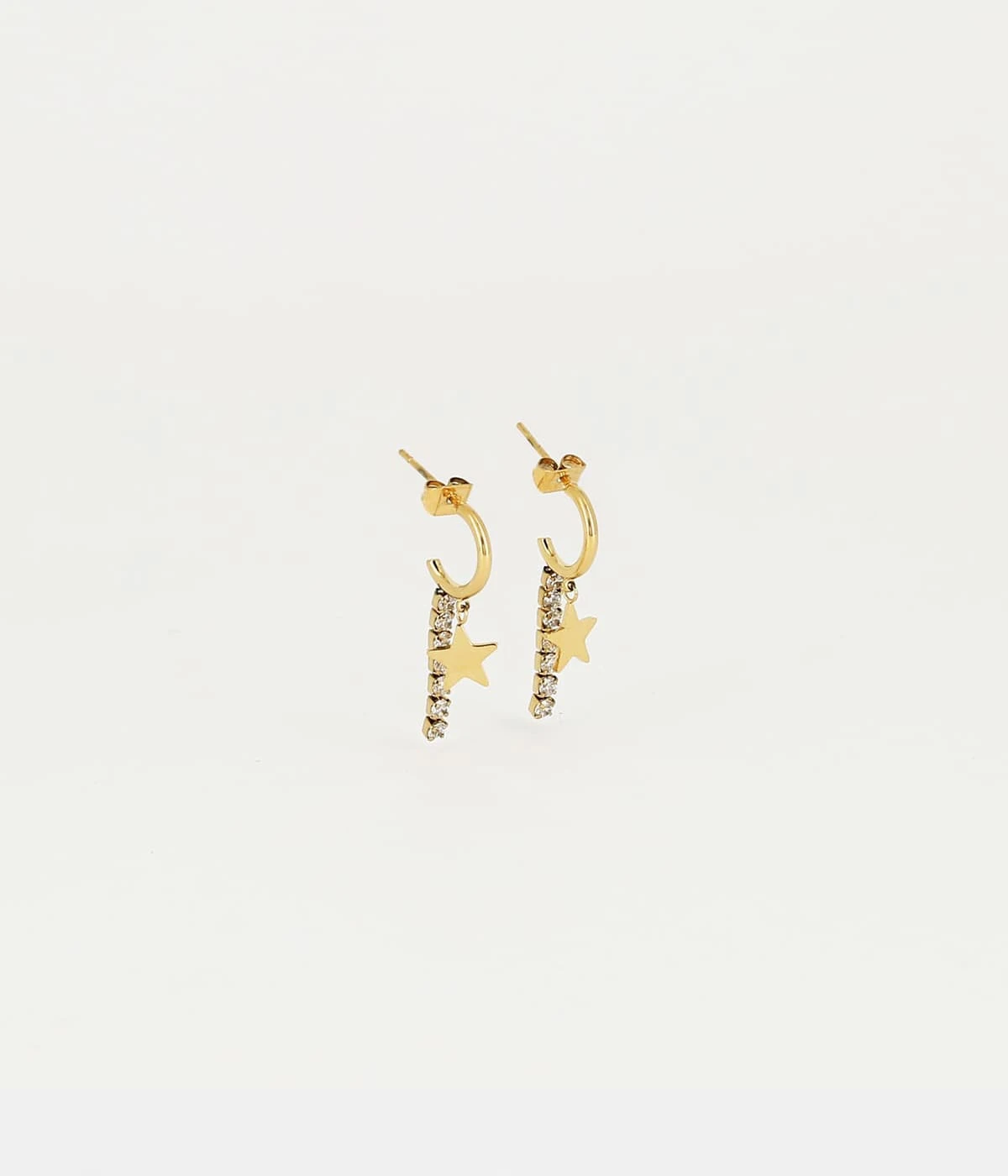 Boucles D'oreilles Louma (Acier Doré) 3 Boucles D'oreilles Louma (Acier Doré)