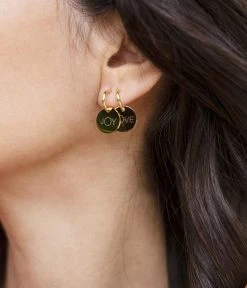 Boucles D'oreilles Love & Joy (Acier) -Zagbijoux Boutique boucles doreilles love joy acier dore portees 18050aa7 dd8c 4b94 93ce e4d0438678d9