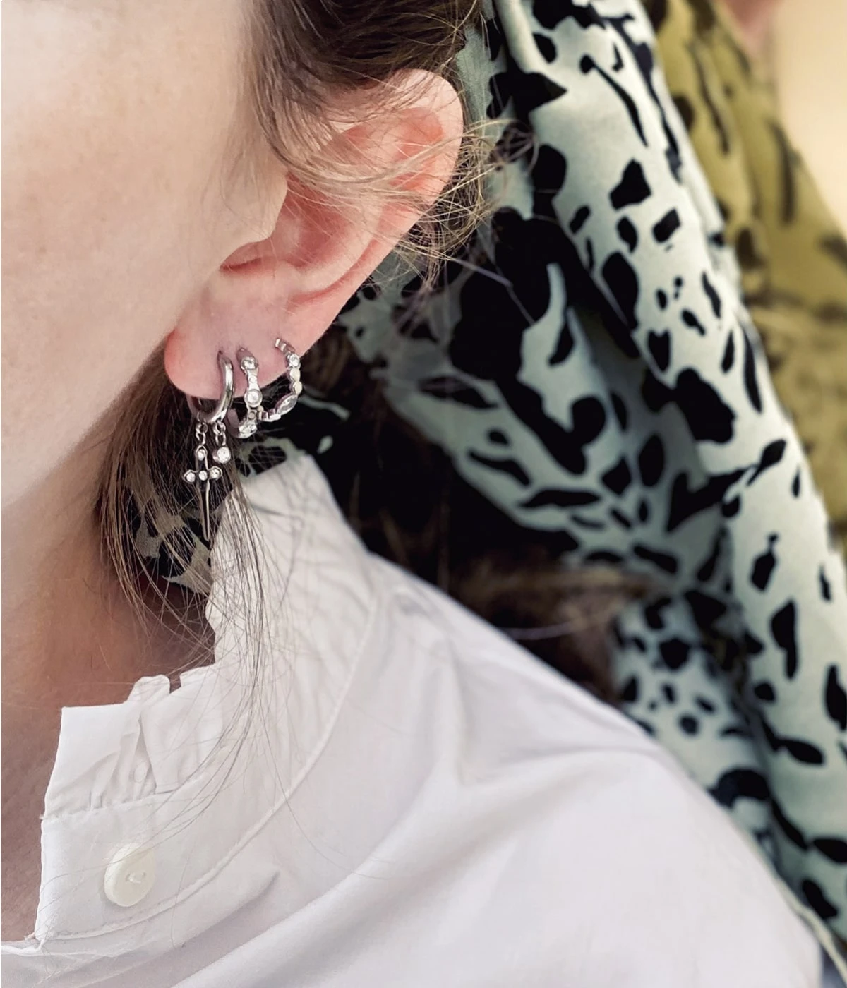 Boucles D'oreilles Magdalena (Acier) 4 Boucles D'oreilles Magdalena (Acier) â Image 2