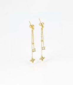 Boucles D’oreilles Manhattan (Acier Doré)