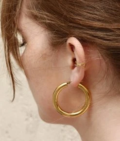 Boucles D'oreilles Manon (Acier Doré) -Zagbijoux Boutique boucles doreilles manon acier dore 1 portees