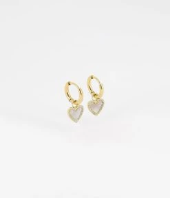 Boucles D'oreilles Michael (Acier Doré)