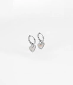 Boucles D'oreilles Michael (Acier) 7 Boucles D'oreilles Michael (Acier) -Zagbijoux Boutique boucles doreilles michael acier nacre