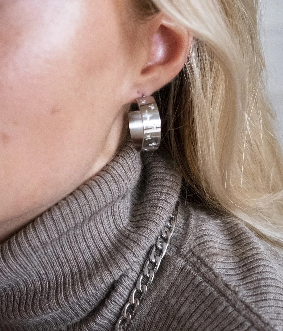 Boucles D'oreilles Mini Cosmo (Acier) 4 Boucles D'oreilles Mini Cosmo (Acier) – Image 2