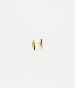 Boucles D'oreilles Mini Starck (Acier Doré)
