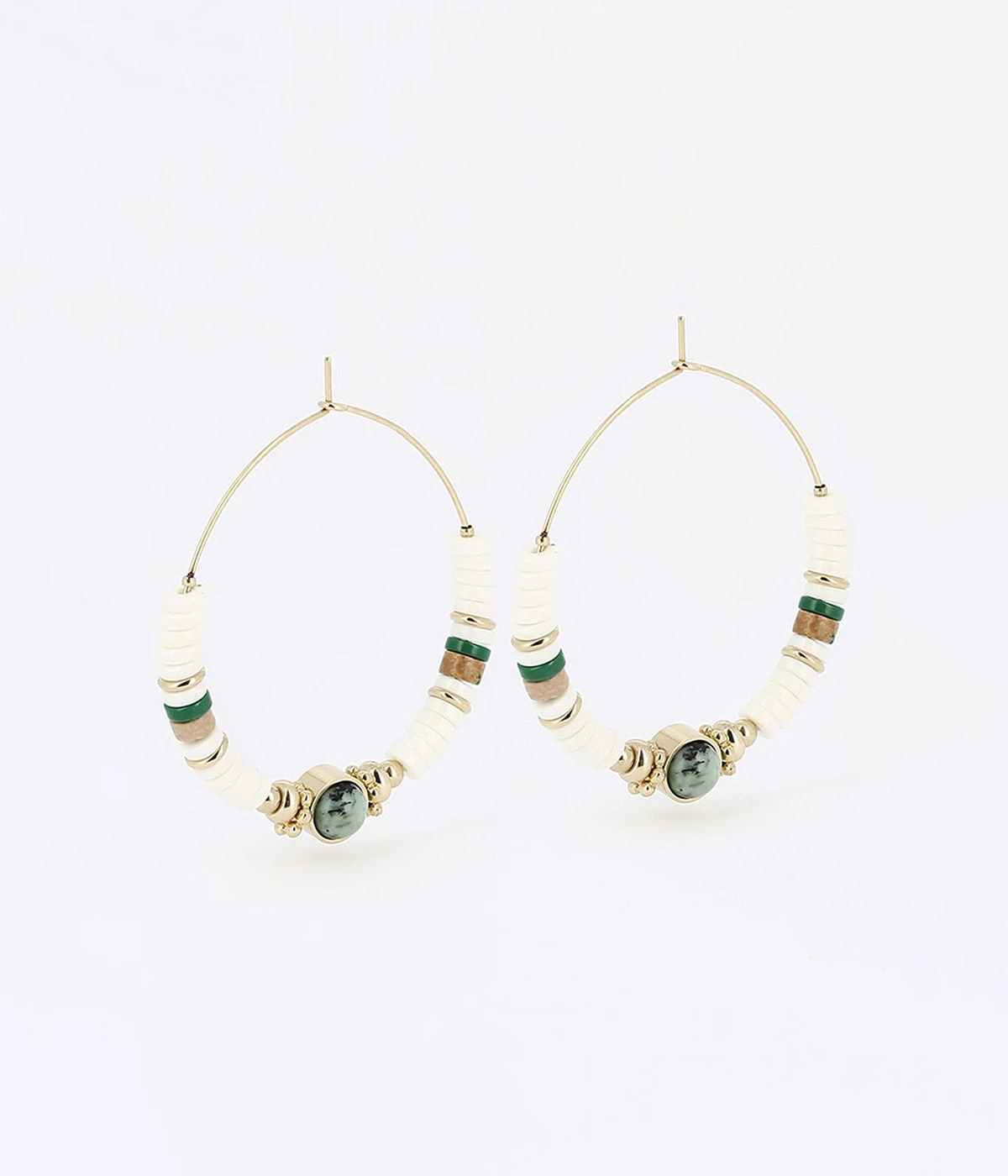 Boucles D'oreilles Muccia (Acier Doré) 6 Boucles D'oreilles Muccia (Acier Doré) – Image 4