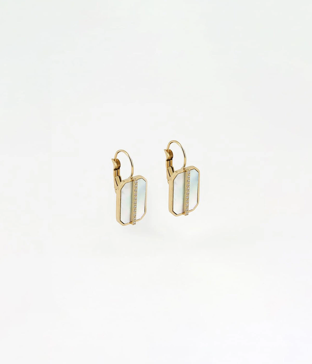 Boucles D'oreilles Nikov (Acier Doré) 3 Boucles D'oreilles Nikov (Acier Doré)