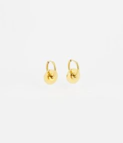 Boucles D'oreilles Ola (Acier Doré)
