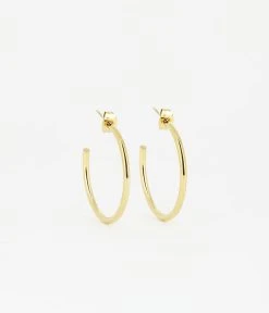 Boucles D'oreilles Olivia (Acier Doré)