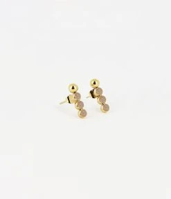 Boucles D'oreilles Ormiga (Acier Doré) -Zagbijoux Boutique boucles doreilles ormiga acier dore pierre de soleil