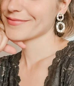 Boucles D'oreilles Rudy (Acier Doré) 9 Boucles D'oreilles Rudy (Acier Doré) -Zagbijoux Boutique boucles doreilles rudy acier dore 1 portees