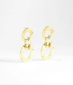 Boucles D'oreilles Rudy (Acier Doré)