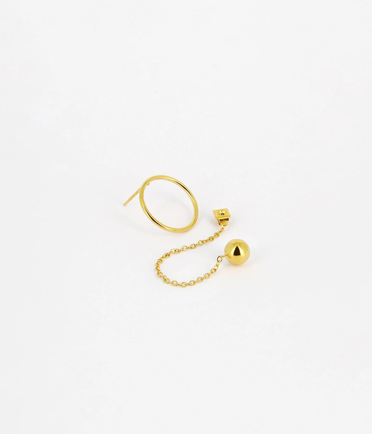 Boucles D'oreilles Saila (Acier Doré) 6 Boucles D'oreilles Saila (Acier Doré) – Image 4