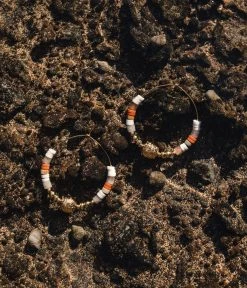 Boucles D'oreilles Salvatore (Acier Doré) -Zagbijoux Boutique boucles doreilles salvatore acier dore rouge nature morte