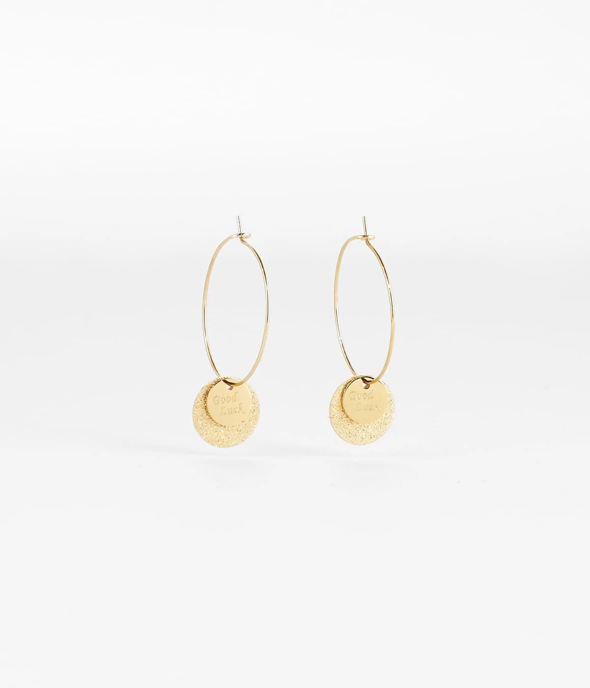 Boucles D'oreilles Santa Sofia (Acier Doré) 3 Boucles D'oreilles Santa Sofia (Acier Doré)