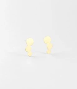 Boucles D'oreilles Scoop (Acier Doré)