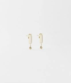 Boucles D'oreilles Screen (Acier Doré)