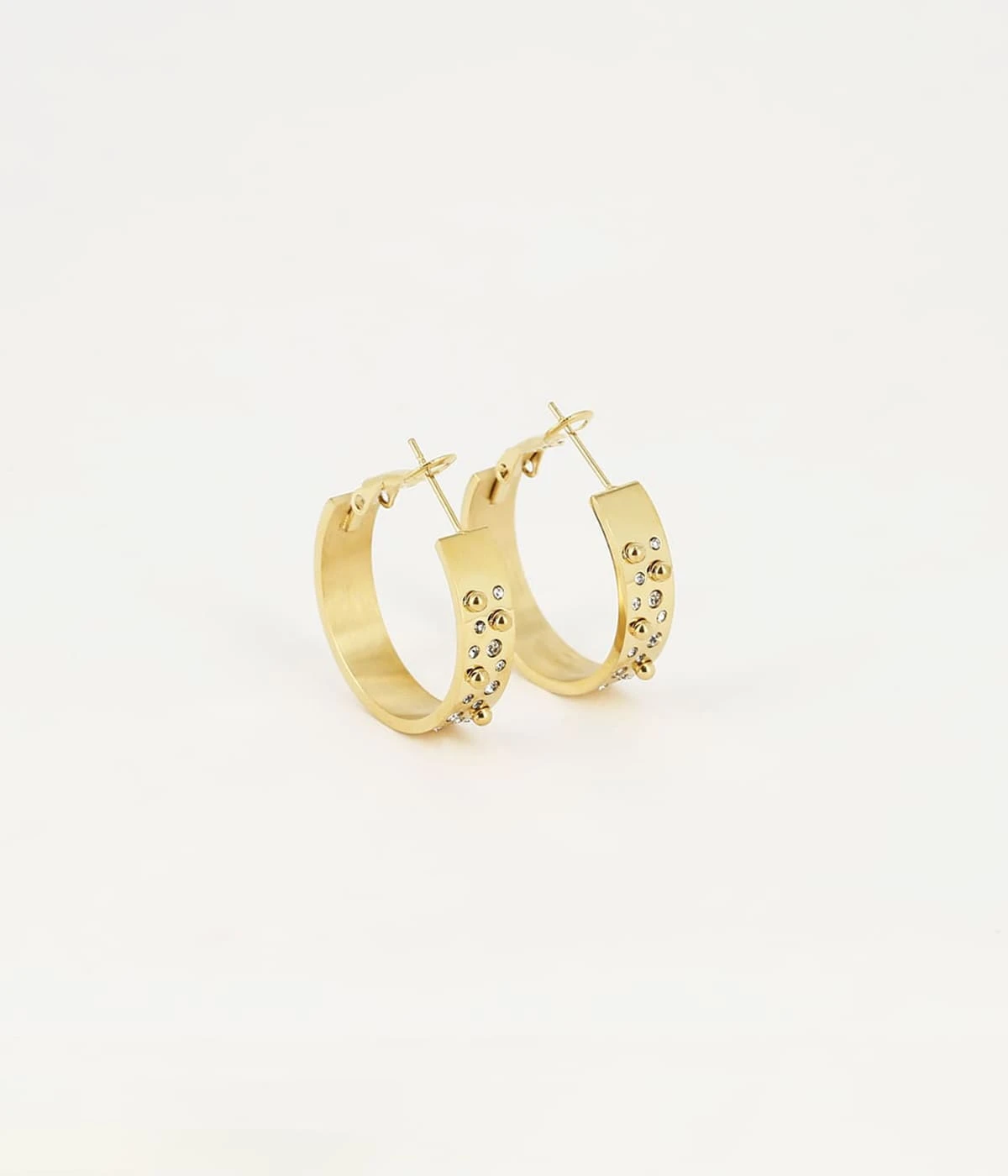 Boucles D'oreilles Sheila (Acier Doré) 3 Boucles D'oreilles Sheila (Acier Doré)