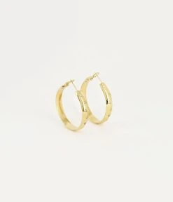 Boucles D'oreilles Solaris (Acier Doré)