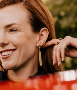 Boucles D'oreilles Sono (Acier) -Zagbijoux Boutique boucles doreilles sono acier dore