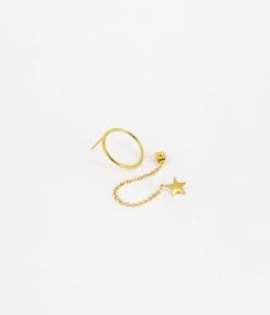 Boucles D'oreilles Starlight (Acier Doré) 9 Boucles D'oreilles Starlight (Acier Doré) -Zagbijoux Boutique boucles doreilles starlight acier dore 2
