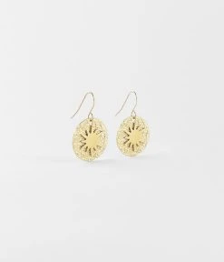 Boucles D'oreilles Sunset (Acier Doré)