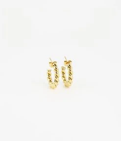 Boucles D'oreilles Susanna (Acier Doré)