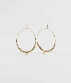 Boucles D'oreilles Tara (Acier Doré)