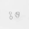 Boucles D'oreilles Tourbillon (Acier) -Zagbijoux Boutique boucles doreilles tourbillon acier