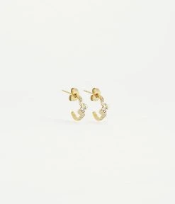 Boucles D'oreilles Vibra (Acier Doré)