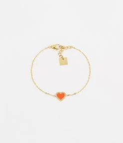 Bracelet Alice (Acier Doré) -Zagbijoux Boutique bracelet alice acier dore orange