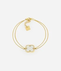 Bracelet Alicia (Acier Doré)